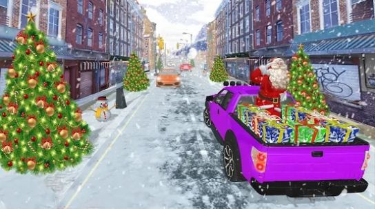 圣诞老人汽车驾驶3D截图