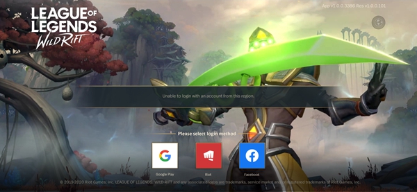 lol手游unable to login怎么办