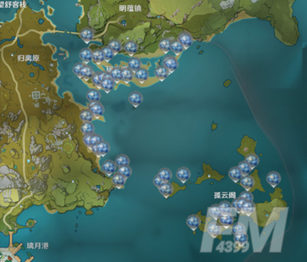 《原神》星落位置分布