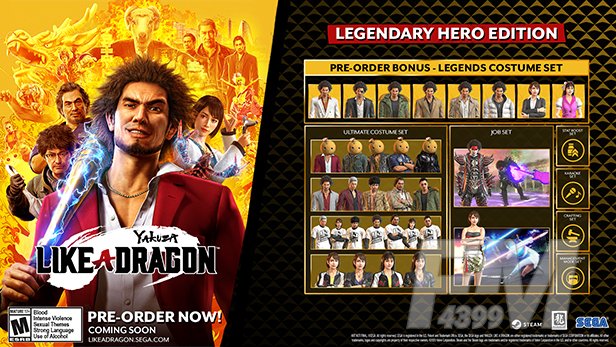 《如龙7》Steam版解锁发售 定价60美元锁国区