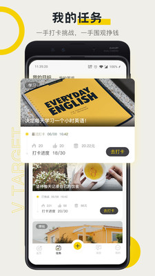 V目标截图