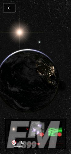 地球与月球观察模拟