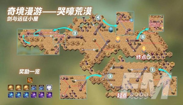 《剑与远征》主神试炼哭嚎荒漠怎么过