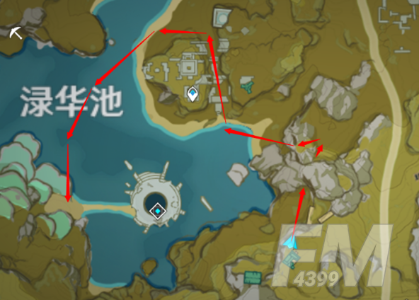 原神12.4飞行挑战路线图和高分技巧