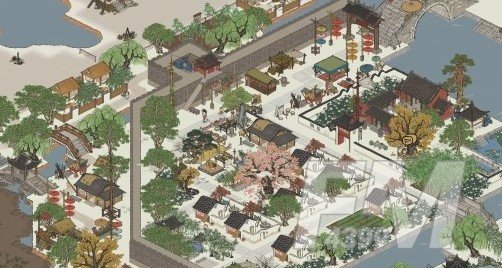 江南百景图竹林花园如何布局