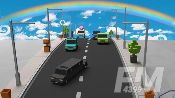 令人兴奋的汽车道路