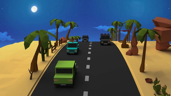 令人兴奋的汽车道路截图