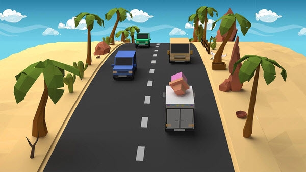 令人兴奋的汽车道路截图
