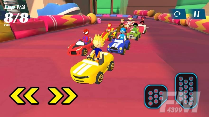 Super Hero Cars Racing