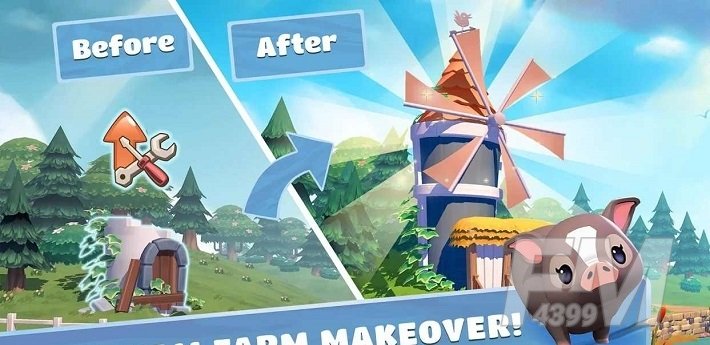 EndgameStudios为大农场家庭与花园开放预注册 大农场家庭与花园游戏玩法