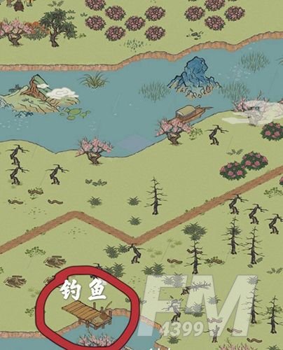 江南百景图又见桃花村钓鱼位置在哪？又见桃花村钓鱼攻略[多图]图片2
