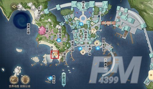 天谕手游海上寻宝梁先生在哪？海上寻宝梁先生坐标详情一览[多图]图片13