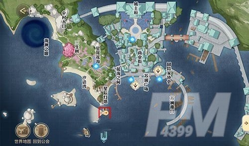 天谕手游海上寻宝梁先生在哪？海上寻宝梁先生坐标详情一览[多图]图片3