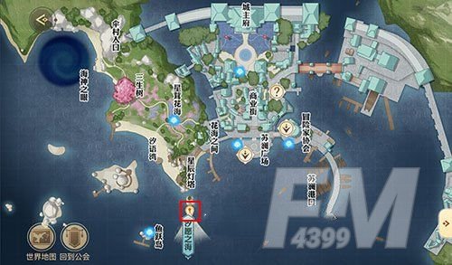 天谕手游海上寻宝梁先生在哪？海上寻宝梁先生坐标详情一览[多图]图片5