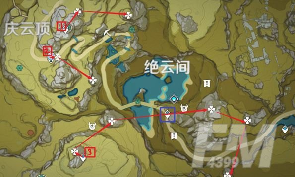 原神清心采集点大全 清心采集路线图[多图]图片5