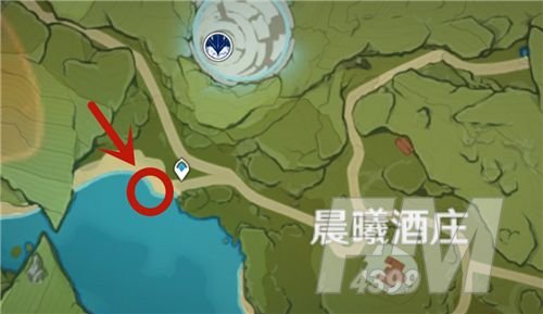 原神带有蓝色的生物位置一览 福至五彩摄影坐标大全图片2