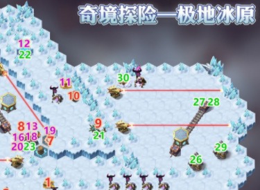 剑与远征极地冰原如何通关 极地冰原通关路线