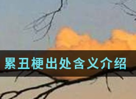 累丑梗是什么意思 累丑梗出自哪里