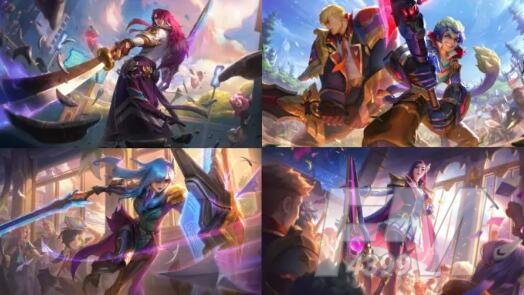 英雄联盟LOL战斗学院封魔剑魂永恩皮肤外观一览
