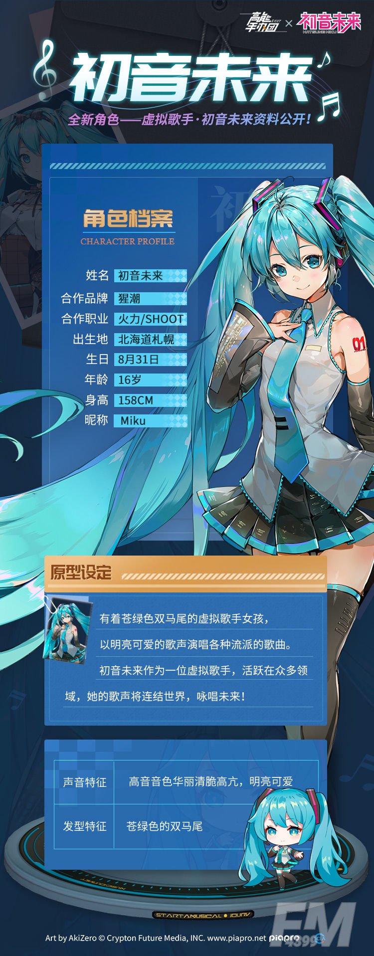 高能手办团初音未来角色档案分享