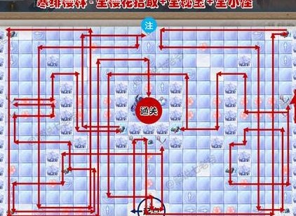 阴阳师寒绯樱林所有樱花路线图 寒绯樱林全成就攻略