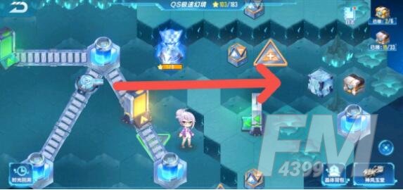 QQ飞车手游S21极速幻境第三章怎么过？S21极速幻境第三章路线攻略图片3