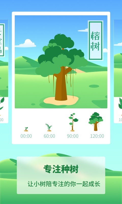专注植树截图
