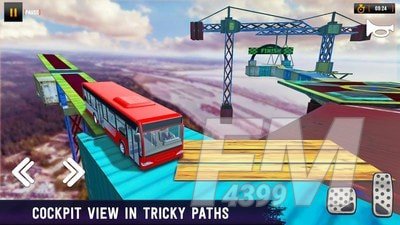 特技巴士跳跃挑战赛