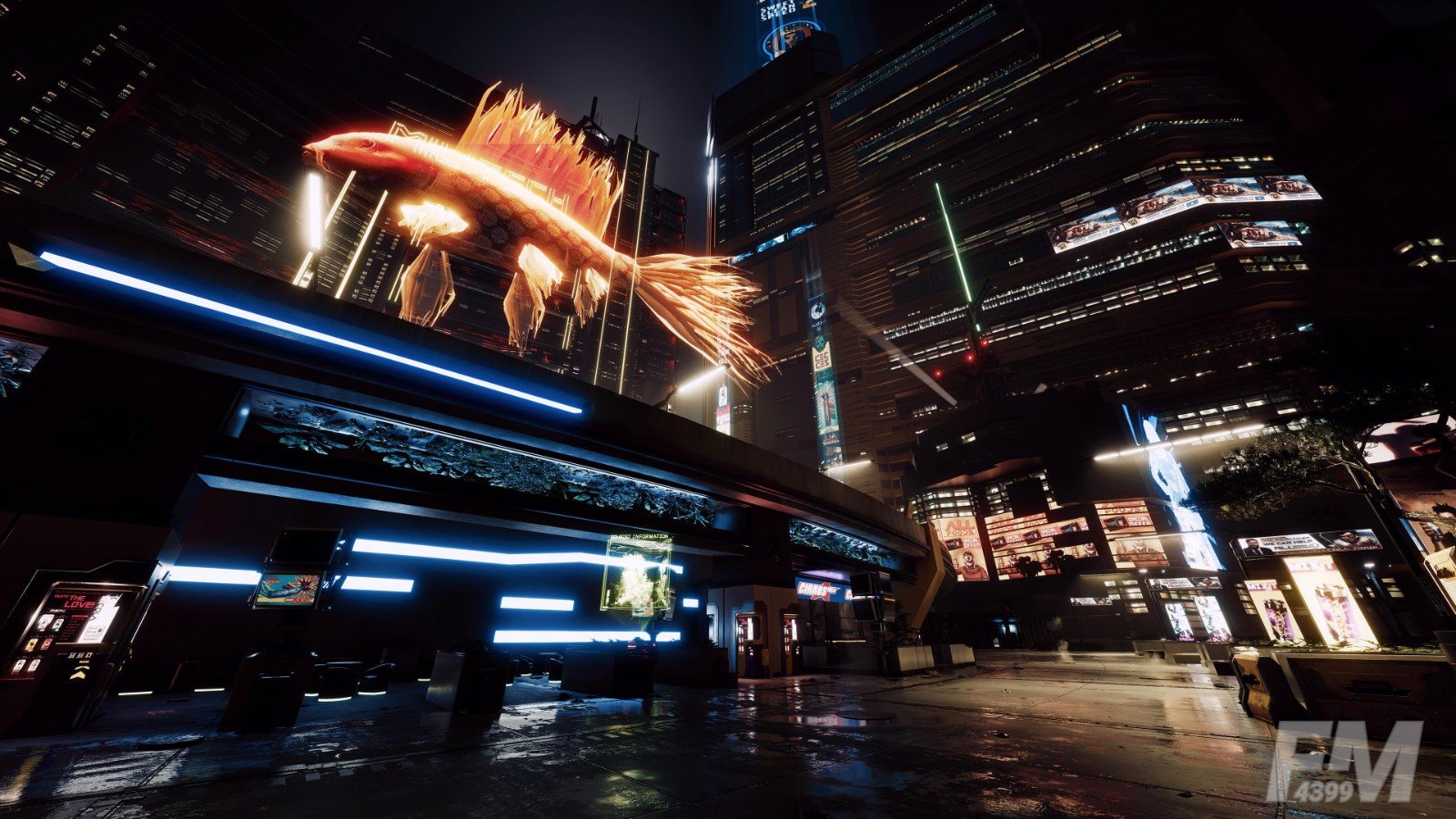 《赛博朋克2077》8K极致画面，最真实的夜之城展现