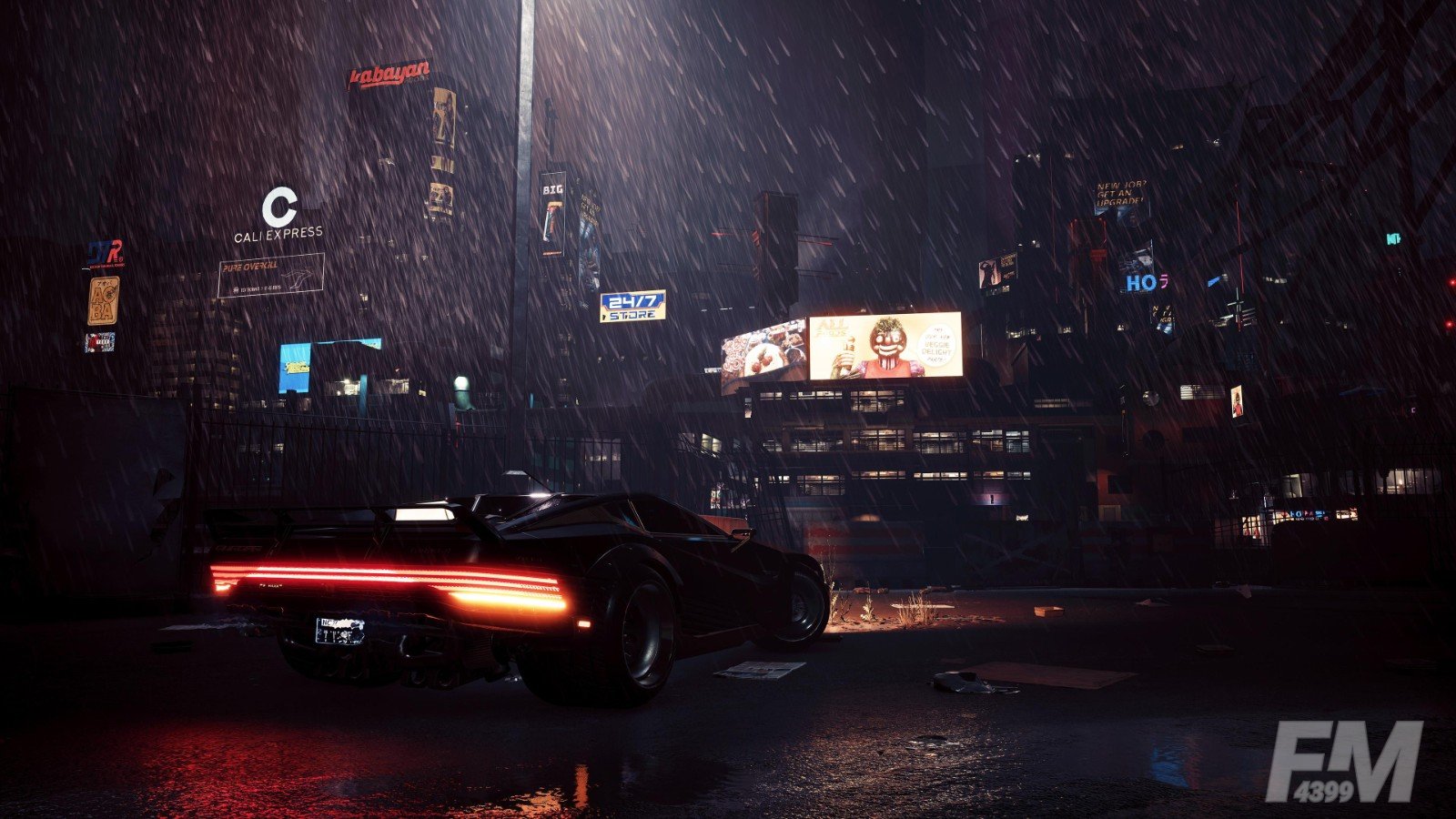 《赛博朋克2077》8K极致画面，最真实的夜之城展现