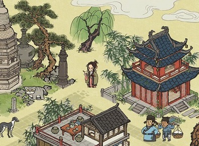 江南百景图算命先生在哪里 算命先生的算命摊位置一览