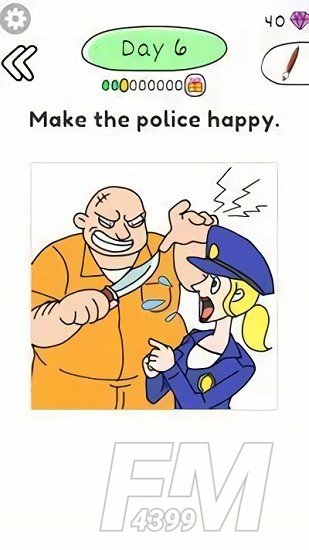 吸引快乐警察
