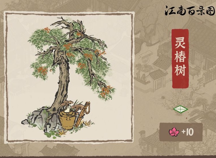 江南百景图灵椿树如何获取 灵椿树获取方法分享