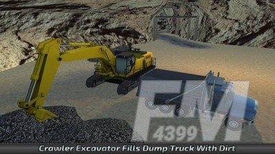 挖掘机卡车
