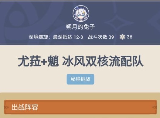 原神冰风双核流怎么玩 原神冰风双核流配队分享