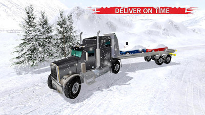 冬季雪卡车3D截图