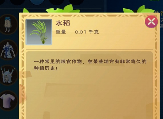 创造与魔法水稻作用介绍 创造与魔法水稻有什么用