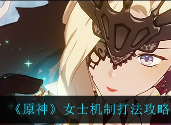 原神女士打法攻略 原神女士怎么打