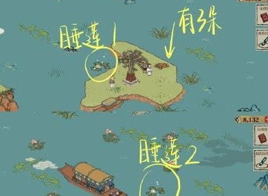 江南百景图长恨歌睡莲18朵在哪 长恨歌睡莲18朵刷新位置
