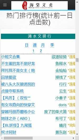 海棠线上文学城app