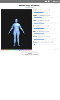 Bodyvisualizer身材模拟器截图