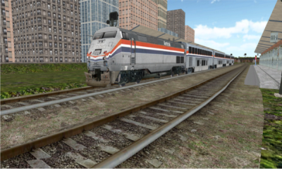 3D模拟火车截图