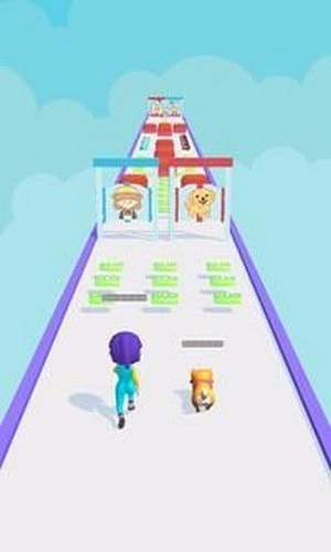 小狗跑步3D