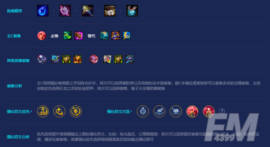 金铲铲之战星守灵能塔利娅玩法攻略