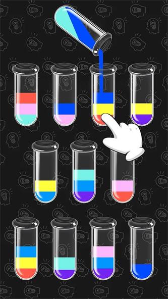 液体排序拼图