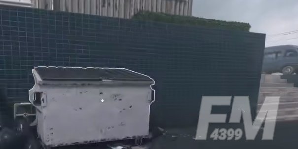 战区2.0海狮岛垃圾箱交货地点位置分享