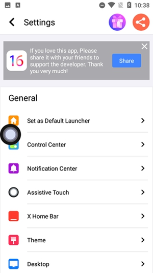 iOS16 Launcher