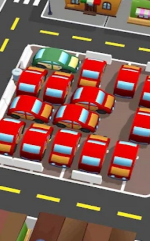 停车场塞车