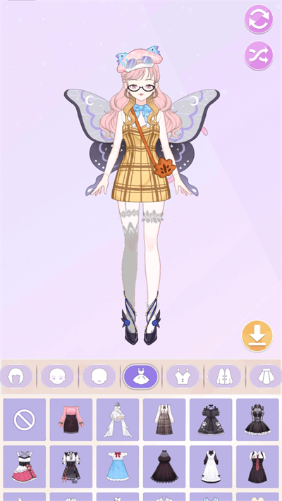 魔法女孩换装截图