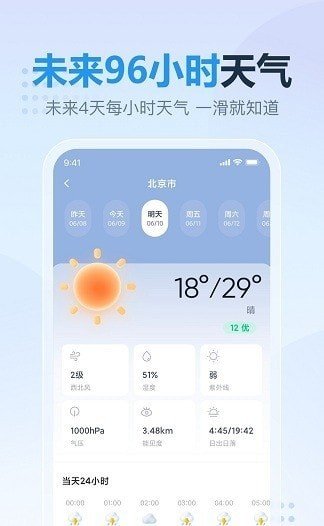 桌面天气预报截图